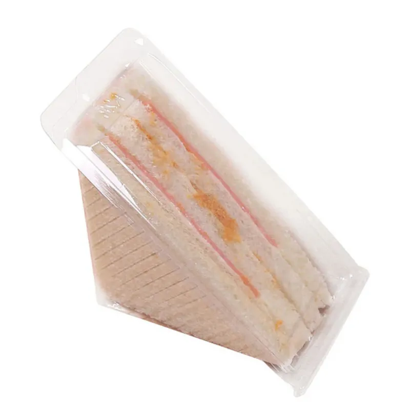 Takeaway Disposable Triangle Plastic Sandwich Container