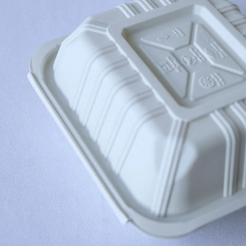 Biodegradable Disposable Compostable Takeaway Lunch Box Take Out Greaseproof Packing Hamburger Clamshell Food Container