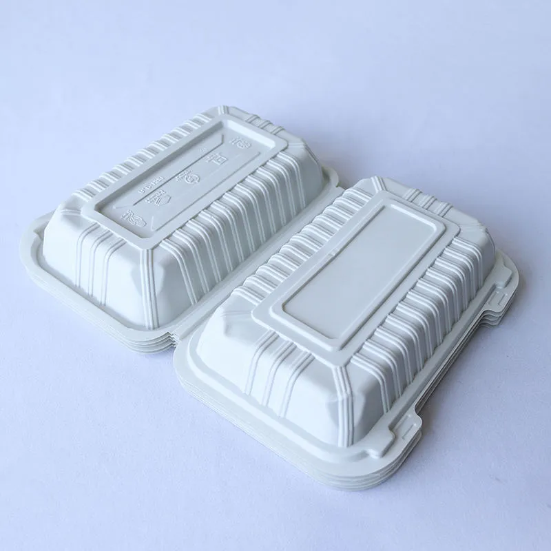 9*6 Inch Disposable Microwaveable Hinged Clamshell Food Packaging Lunch Boxes