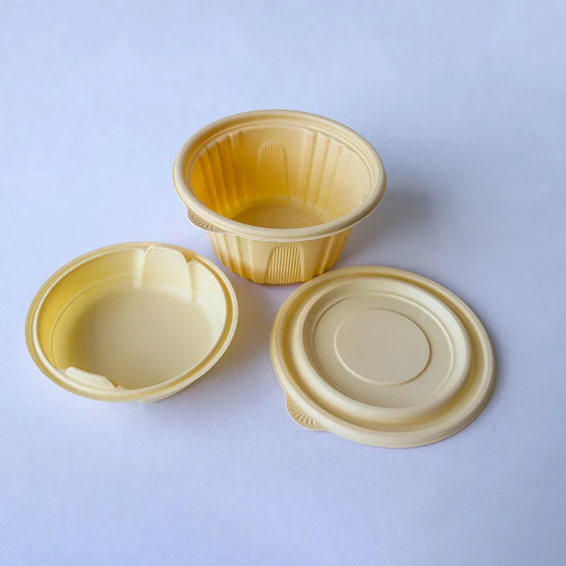 50% Cornstarch with 50% PP Material Biodegradable Soup Bowl, Noodles Bowl, Food Packaging Bowl