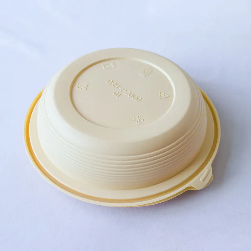 50% Cornstarch with 50% PP Material Biodegradable Soup Bowl, Noodles Bowl, Food Packaging Bowl