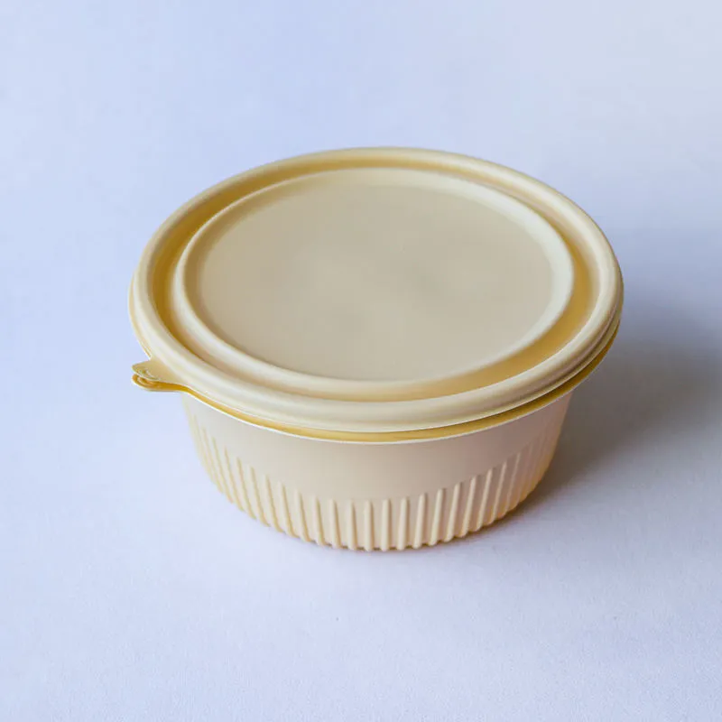 50% Cornstarch with 50% PP Material Biodegradable Soup Bowl, Noodles Bowl, Food Packaging Bowl