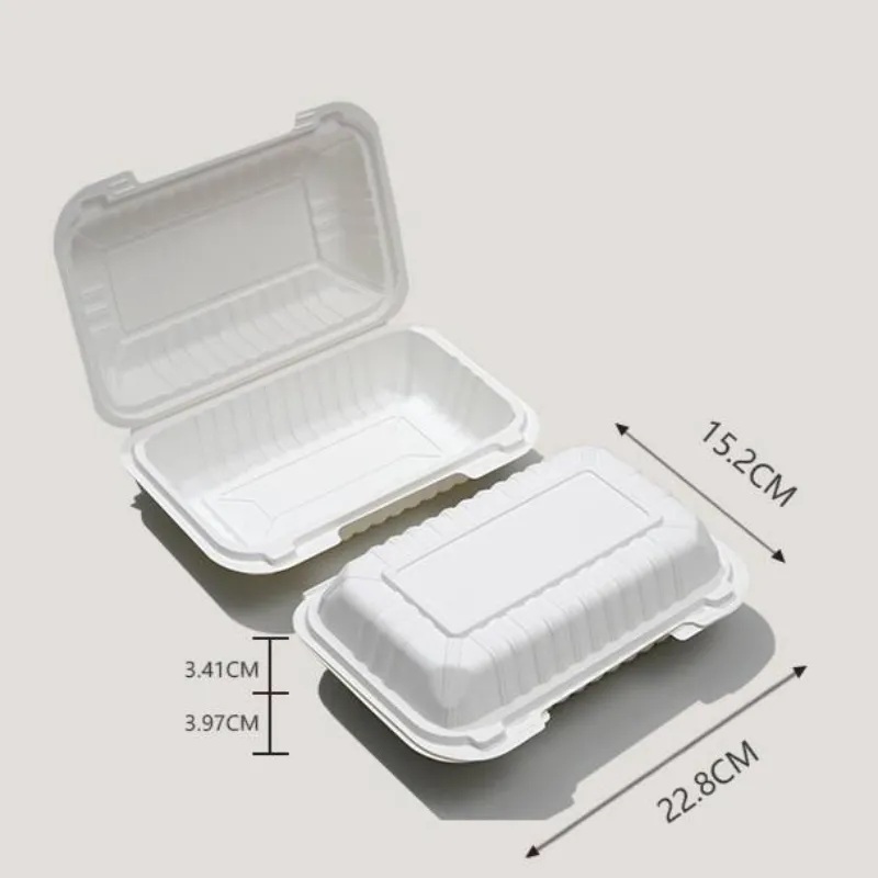 Factory Direct Sales Of Biodegradable Corn Starch Food Can Be Used In Disposable Meal Boxes