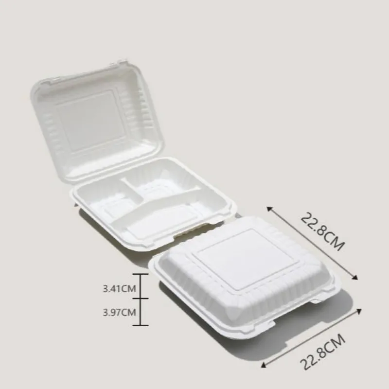 Factory Direct Sales Of Biodegradable Corn Starch Food Can Be Used In Disposable Meal Boxes