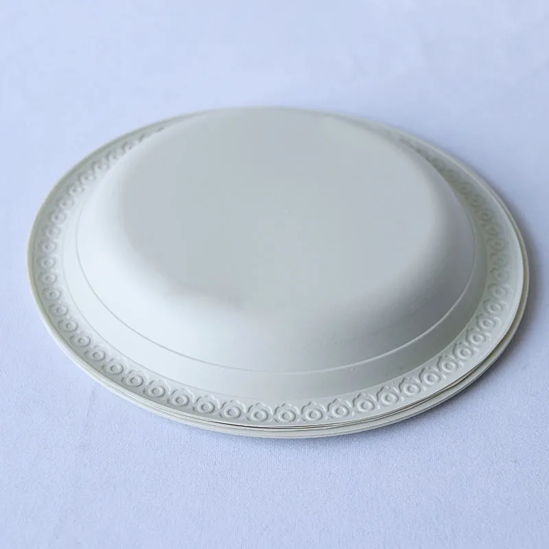 6 7 8 9 10 Inch Disposable Microwaveable Lunch Food Service White Plastic Dessert Plates