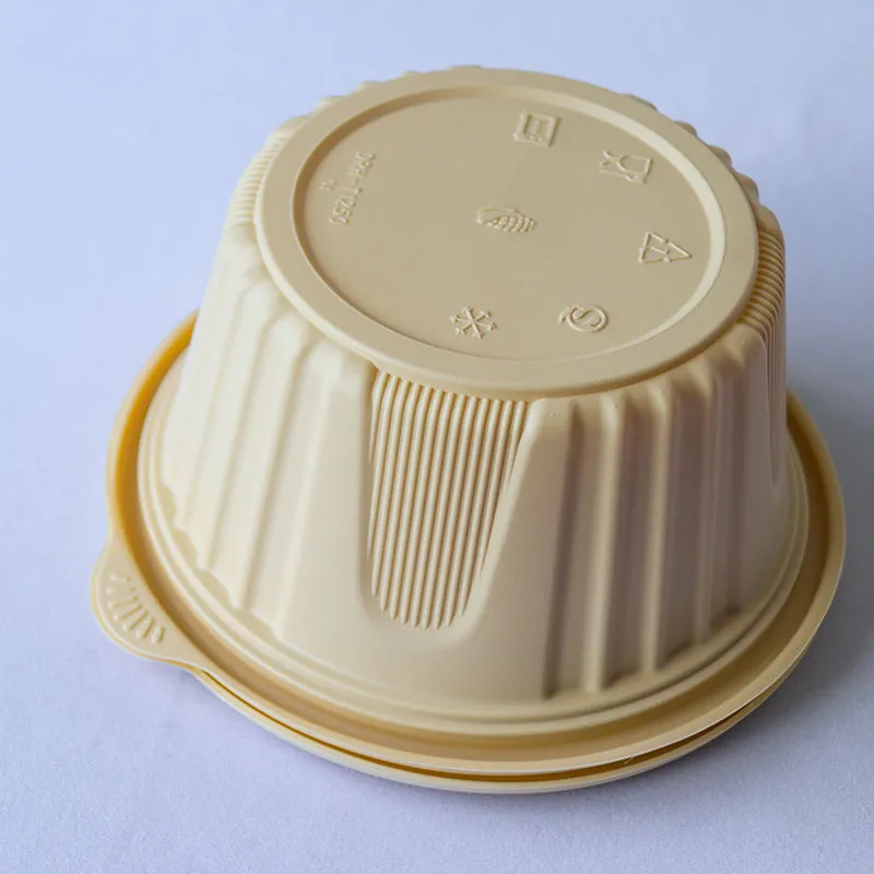 New Design Customized Eco-friendly Microwaveable Biodegradable Soup Bowl with Insert Tray