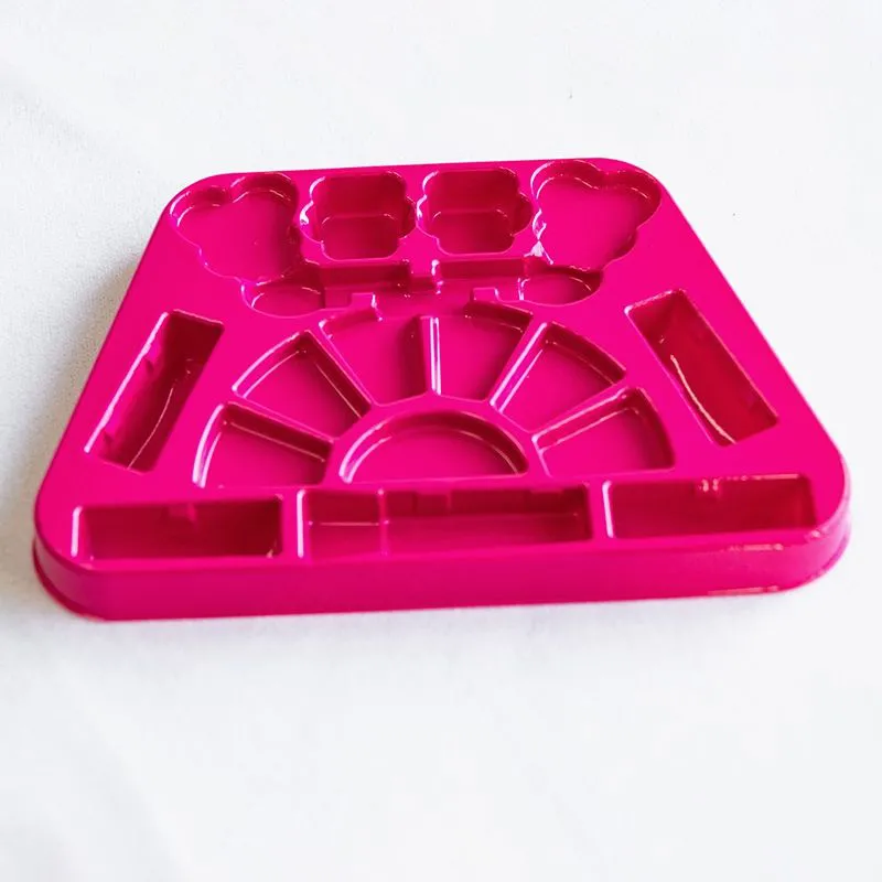 Fixed Position Blister Packaging Play House Makeup Toy Blister Tray For Children