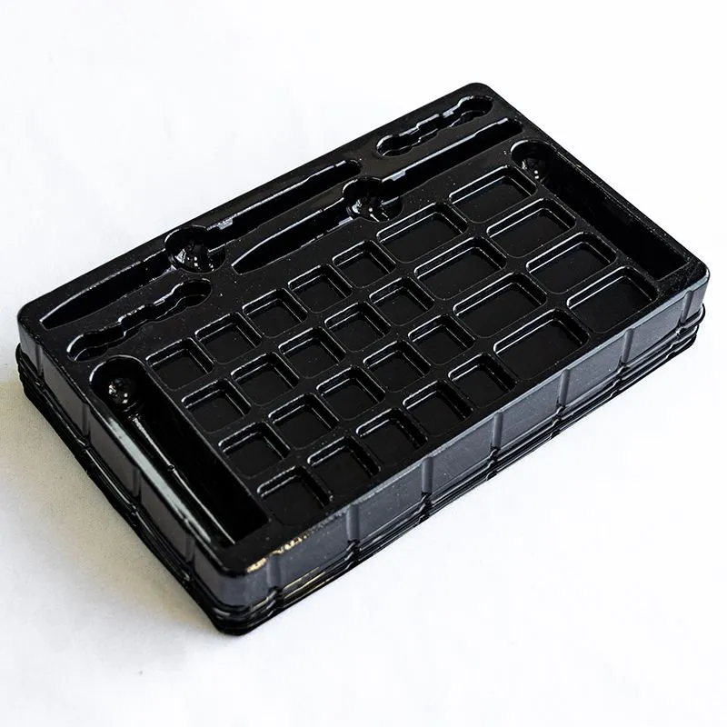 Universal Transparent Customizable Cosmetic Hardware Toys Blister Packaging Tray